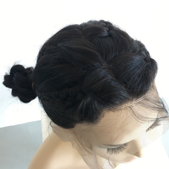 Full Lace Wig 100% Virgin Human Hair Wig 18" Wavy - Picture 7 of 8